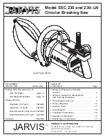 Jarvis SEC 230 Manual preview