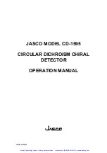 Preview for 2 page of Jasco CD-1595 Operation Manual