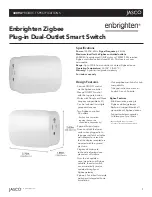 Jasco Enbrighten Zigbee Product Specifications предпросмотр