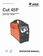 Jasic Cut 45P Operator'S Manual preview