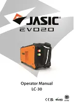 Jasic EVO 2.0 LC-30 Operator'S Manual предпросмотр