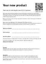 Preview for 2 page of Jasic EVO 2.0 Operating Manual