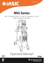 Jasic MIG 270 Separate Operator'S Manual preview