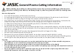 Preview for 10 page of Jasic PT100 Manual