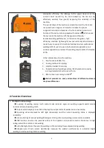 Preview for 10 page of Jasic TIG315PACDC(E202) Operator'S Manual