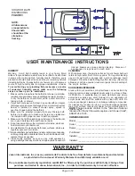 Preview for 2 page of JASON Hydrotherapy Alexia SL Installation, Operation And Maintenance