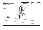 Предварительный просмотр 2 страницы Jason.L Echo panel screen Assembly Instructions