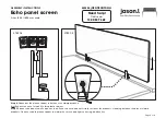 Предварительный просмотр 4 страницы Jason.L Echo panel screen Assembly Instructions