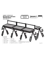 Предварительный просмотр 2 страницы Jason.L Elements 6 Person Workstation Assembly Instructions Manual