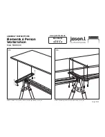 Предварительный просмотр 5 страницы Jason.L Elements 6 Person Workstation Assembly Instructions Manual