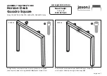 Предварительный просмотр 3 страницы Jason.L Horizon Desk Quadro Square Assembly Instructions Manual