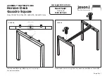 Предварительный просмотр 5 страницы Jason.L Horizon Desk Quadro Square Assembly Instructions Manual