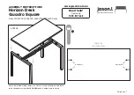 Предварительный просмотр 6 страницы Jason.L Horizon Desk Quadro Square Assembly Instructions Manual