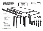 Предварительный просмотр 2 страницы Jason.L Horizon L-Shaped Quadro Square Assembly Instructions Manual