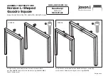 Предварительный просмотр 3 страницы Jason.L Horizon L-Shaped Quadro Square Assembly Instructions Manual