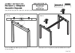 Предварительный просмотр 5 страницы Jason.L Horizon L-Shaped Quadro Square Assembly Instructions Manual