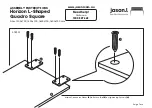 Предварительный просмотр 7 страницы Jason.L Horizon L-Shaped Quadro Square Assembly Instructions Manual