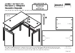 Предварительный просмотр 8 страницы Jason.L Horizon L-Shaped Quadro Square Assembly Instructions Manual