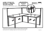 Предварительный просмотр 9 страницы Jason.L Horizon L-Shaped Quadro Square Assembly Instructions Manual