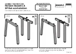 Preview for 3 page of Jason.L Horizon Quadro A 2P Run workstation 1200x800 mm Assembly Instructions Manual