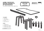 Предварительный просмотр 2 страницы Jason.L Horizon Quadro A 6P workstation 1200x800 mm Assembly Instructions Manual