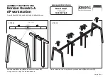 Предварительный просмотр 5 страницы Jason.L Horizon Quadro A 6P workstation 1200x800 mm Assembly Instructions Manual