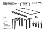 Предварительный просмотр 2 страницы Jason.L Horizon Quadro Square 2P Run workstation Assembly Instructions Manual