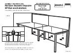 Предварительный просмотр 8 страницы Jason.L Horizon Quadro Square 2P Run workstation Assembly Instructions Manual