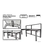 Preview for 4 page of Jason.L Horizon Workstation 2 Person Run Assembly Instructions