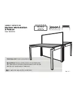 Jason.L Horizon Workstation 2 Person Assembly Instructions preview