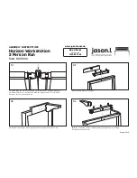 Preview for 3 page of Jason.L Horizon Workstation 3 Person Run Assembly Instructions