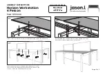 Preview for 5 page of Jason.L Horizon Workstation 4 Person Assembly Instructions