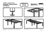 Preview for 3 page of Jason.L Litewall Workstation 4 Person Assembly Instructions