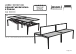 Preview for 4 page of Jason.L Litewall Workstation 4 Person Assembly Instructions