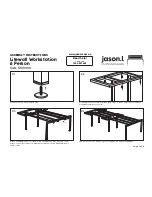 Предварительный просмотр 3 страницы Jason.L Litewall Workstation 6 Person Assembly Instructions