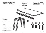 Предварительный просмотр 2 страницы Jason.L Quadro A desk Assembly Instructions