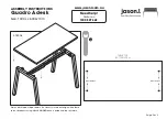 Предварительный просмотр 5 страницы Jason.L Quadro A desk Assembly Instructions