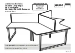 Jason.L Quadro A Legs 3P 120 Degree Workstation with... Assembly Instructions Manual preview