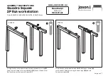 Предварительный просмотр 3 страницы Jason.L Quadro Square 2P Run workstation Assembly Instructions Manual