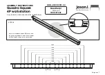 Preview for 4 page of Jason.L Quadro Square 4P workstation Assembly Instructions Manual