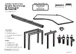 Предварительный просмотр 2 страницы Jason.L Quadro Square Leg Assembly Instructions Manual