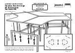 Предварительный просмотр 7 страницы Jason.L Quadro Square Leg Assembly Instructions Manual