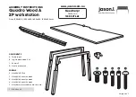 Preview for 2 page of Jason.L Quadro Wood A 2P workstation Assembly Instructions Manual