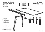 Предварительный просмотр 2 страницы Jason.L Quadro Wood A Desk Assembly Instructions Manual