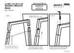 Предварительный просмотр 3 страницы Jason.L Quadro Wood A Desk Assembly Instructions Manual