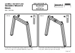 Предварительный просмотр 4 страницы Jason.L Quadro Wood A Desk Assembly Instructions Manual