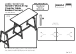 Preview for 10 page of Jason.L Quadro Wood A leg Counter table Radius... Assembly Instructions Manual