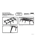 Preview for 4 page of Jason.L San Fran System 6 Person Workstation Installation Manual