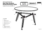 Предварительный просмотр 2 страницы Jason.L San Fran System Round Meeting Table Installation Manual