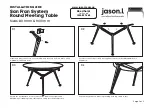 Предварительный просмотр 3 страницы Jason.L San Fran System Round Meeting Table Installation Manual